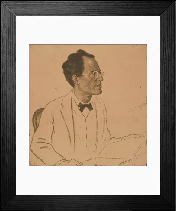Framed Print : Gustave Mahler, 20th century. Creator: Ferdinand Michl Framed Print : Gustave Mahler, 20th century. Creator: Ferdinand Michl