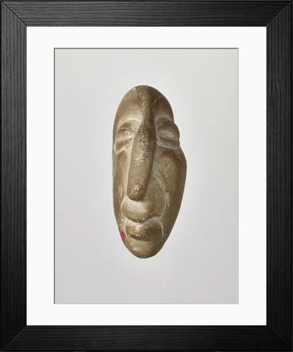 Framed Print : miniature mask, 500-1500. Creator: Unknown Framed Print : miniature mask, 500-1500. Creator: Unknown