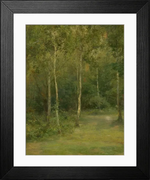 Framed Print : Wooded Landscape with Little Birches, 1894-1896. Creator: Ludovit Cordak Framed Print : Wooded Landscape with Little Birches, 1894-1896. Creator: Ludovit Cordak