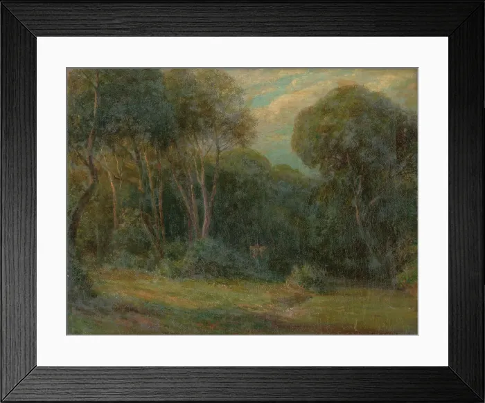 Framed Print : The Edge Of The Forest, 1908. Creator: Ludovit Cordak Framed Print : The Edge Of The Forest, 1908. Creator: Ludovit Cordak