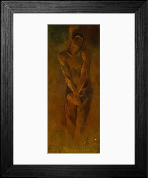 Framed Print : The Bound (Slave), 1890-1895. Creator: Ladislav Mednyanszky Framed Print : The Bound (Slave), 1890-1895. Creator: Ladislav Mednyanszky