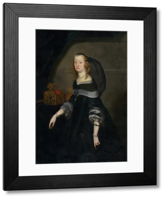 Framed Print : Portrait of Eleonor Mantova (Portrait of Noblewoman), after 1650. Creator: Unknown Framed Print : Portrait of Eleonor Mantova (Portrait of Noblewoman), after 1650. Creator: Unknown