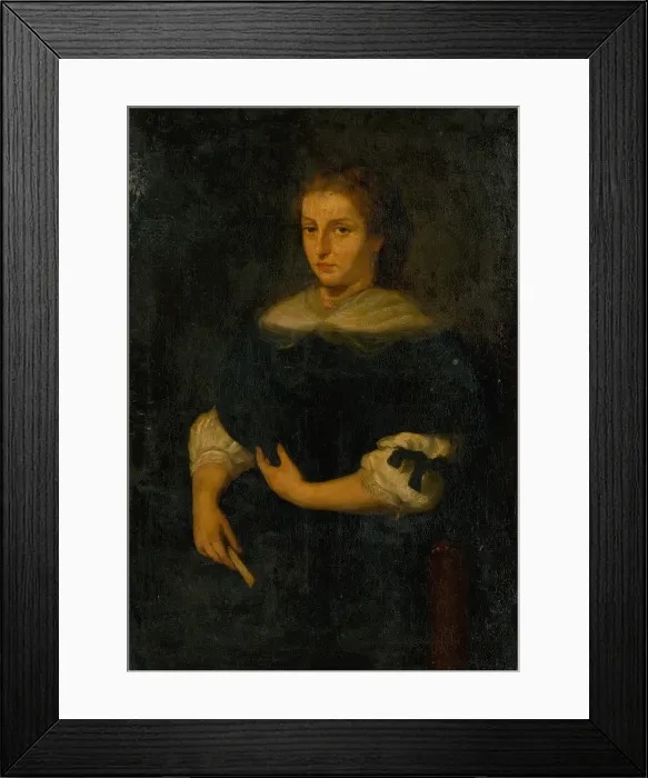 Framed Print : Portrait of a Woman, 1840-1860. Creator: Unknown Framed Print : Portrait of a Woman, 1840-1860. Creator: Unknown