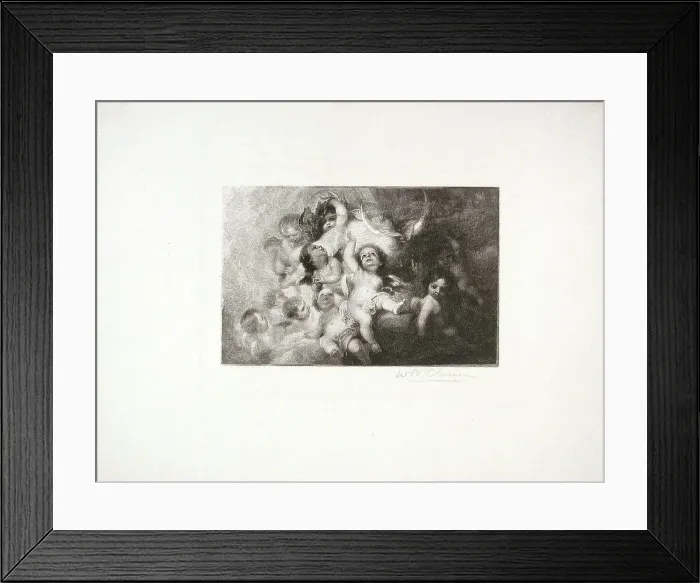 Framed Print : The Immaculate Conception, detail, 19th century. Creator: William Baxter Palmer Closson Framed Print : The Immaculate Conception, detail, 19th century. Creator: William Baxter Palmer Closson