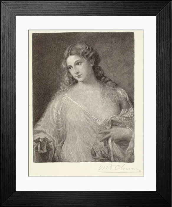 Framed Print : Flora, 19th century. Creator: William Baxter Palmer Closson Framed Print : Flora, 19th century. Creator: William Baxter Palmer Closson