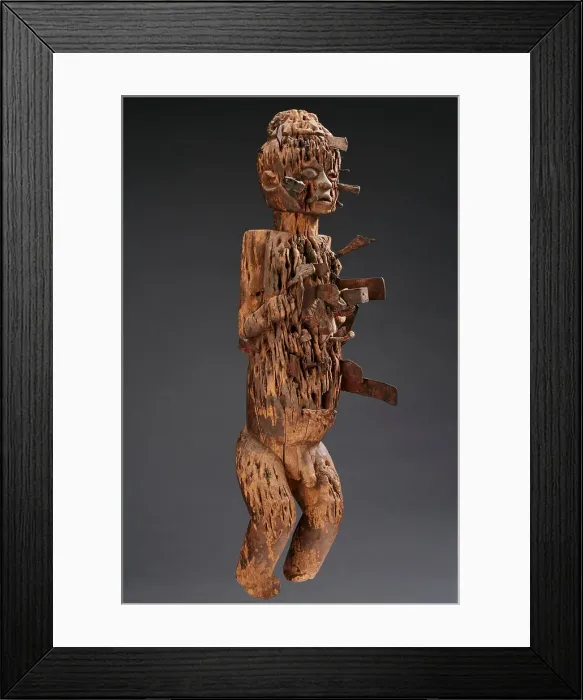 Framed Print : Male figure, mid-19th century - 20th century. Creator: Unknown Framed Print : Male figure, mid-19th century - 20th century. Creator: Unknown