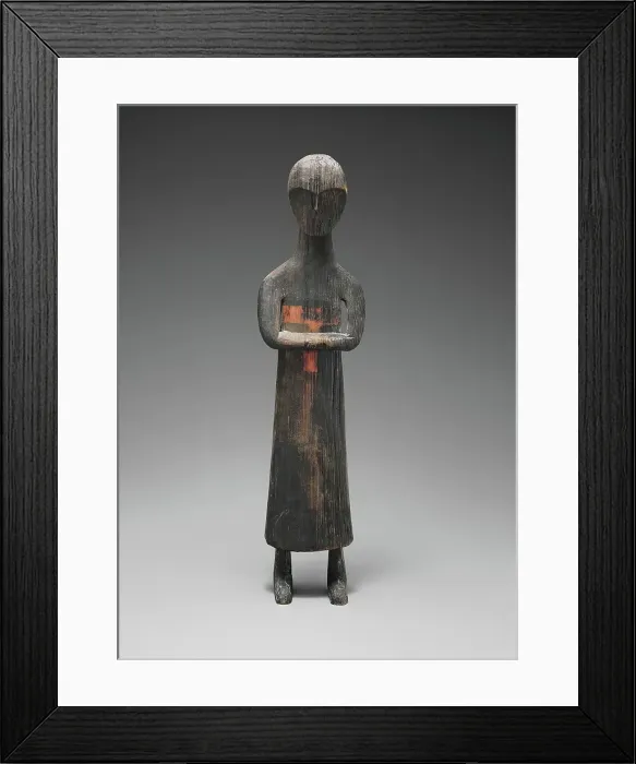 Framed Print : Human figure from South China, about 300 BC. Creator: Unknown Framed Print : Human figure from South China, about 300 BC. Creator: Unknown