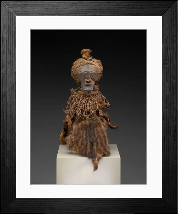 Framed Print : Male figure (Nkisi), late 19th century. Creator: Unknown Framed Print : Male figure (Nkisi), late 19th century. Creator: Unknown