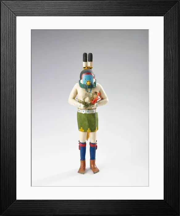 Framed Print : Yeibichai (female mask), 1934-1946. Creator: Clitso D Dedman Framed Print : Yeibichai (female mask), 1934-1946. Creator: Clitso D Dedman