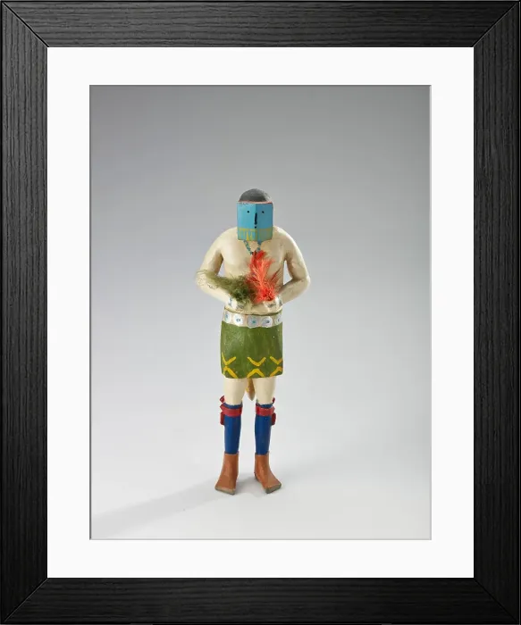Framed Print : Yeibichai (female mask), 1934-1946. Creator: Clitso D Dedman Framed Print : Yeibichai (female mask), 1934-1946. Creator: Clitso D Dedman