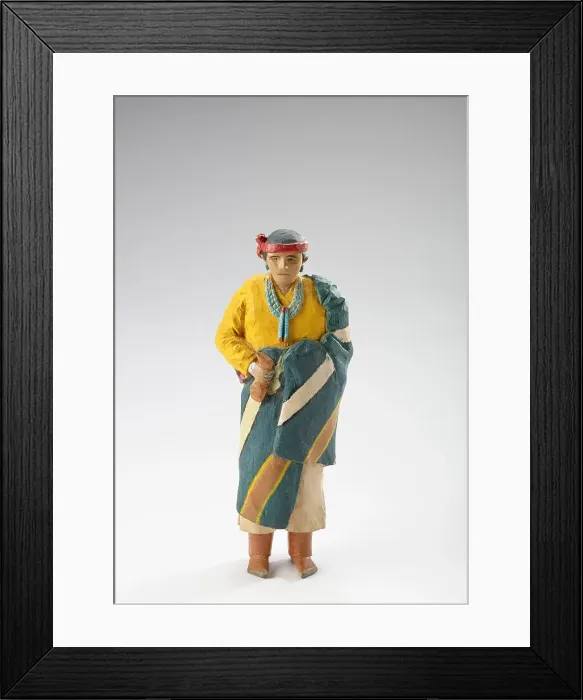 Framed Print : Yeibichai (Medicine Man), 1934-1946. Creator: Clitso D Dedman Framed Print : Yeibichai (Medicine Man), 1934-1946. Creator: Clitso D Dedman