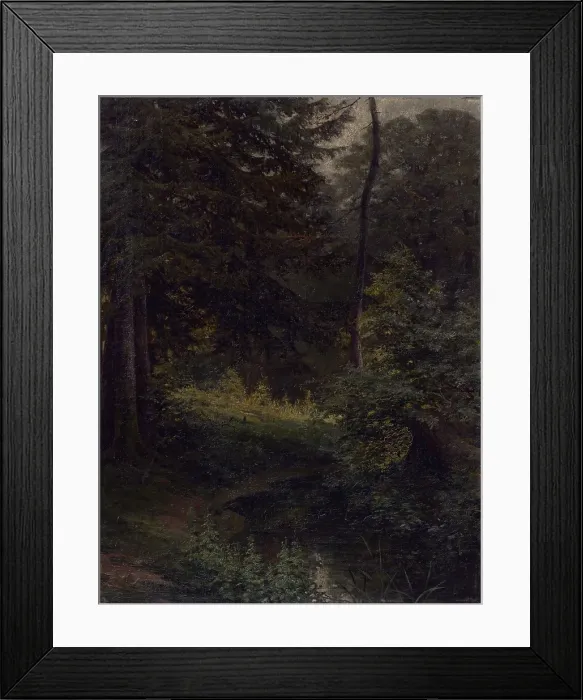 Framed Print : Inside the Forest, 1896. Creator: Ludovit Cordak Framed Print : Inside the Forest, 1896. Creator: Ludovit Cordak