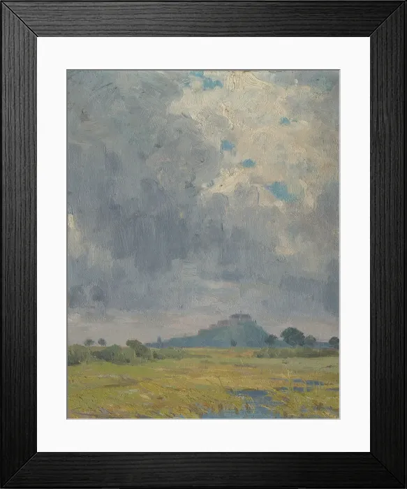 Framed Print : Landscape with a Castle, 1905-1910. Creator: Ludovit Cordak Framed Print : Landscape with a Castle, 1905-1910. Creator: Ludovit Cordak