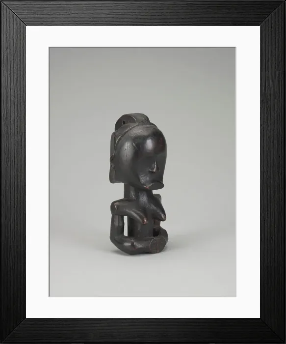 Framed Print : Guardian figure, late 19th century - early 20th century. Creator: Unknown Framed Print : Guardian figure, late 19th century - early 20th century. Creator: Unknown