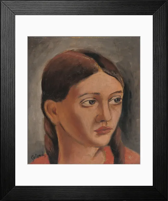 Framed Print : Girl's Head, around 1927. Creator: Mikulas Galanda. Girl's Head, around 1927. Creator: Mikulas Galanda Framed Print : Girl's Head, around 1927. Creator: Mikulas Galanda. Girl's Head, around 1927. Creator: Mikulas Galanda