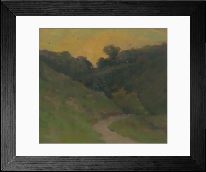 Framed Print : Corner Of A Park, 1900-1930. Creator: Ludovit Cordak Framed Print : Corner Of A Park, 1900-1930. Creator: Ludovit Cordak