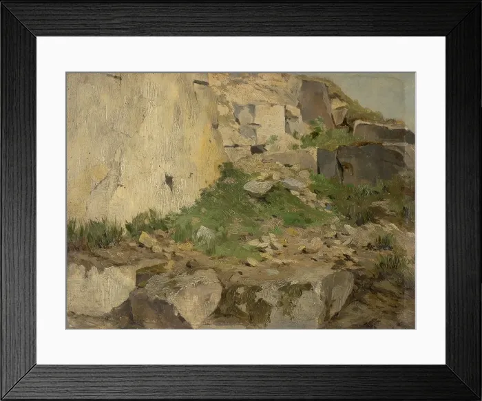 Framed Print : Study of Rocks, 1900-1930. Creator: Ludovit Cordak Framed Print : Study of Rocks, 1900-1930. Creator: Ludovit Cordak