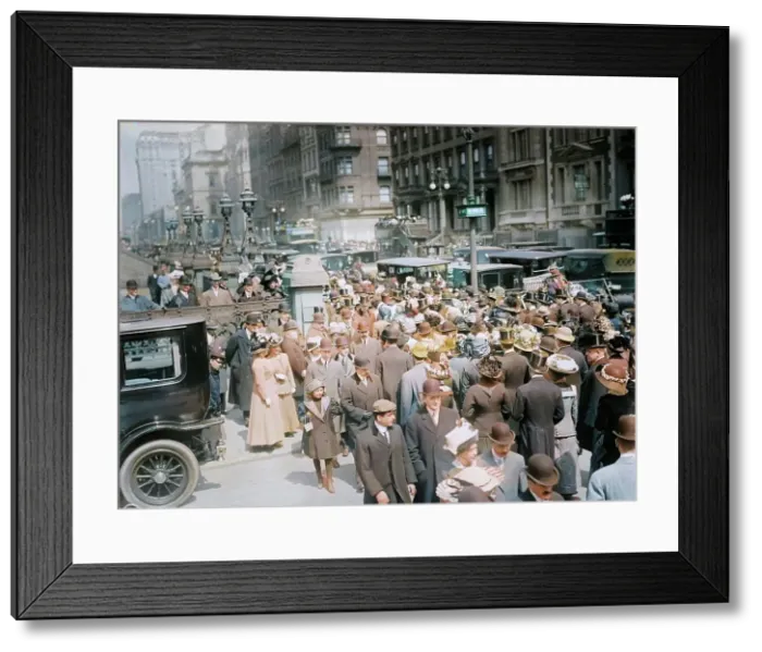 Framed Print : 5th Ave. - Easter 1911. Creator: Bain News Service