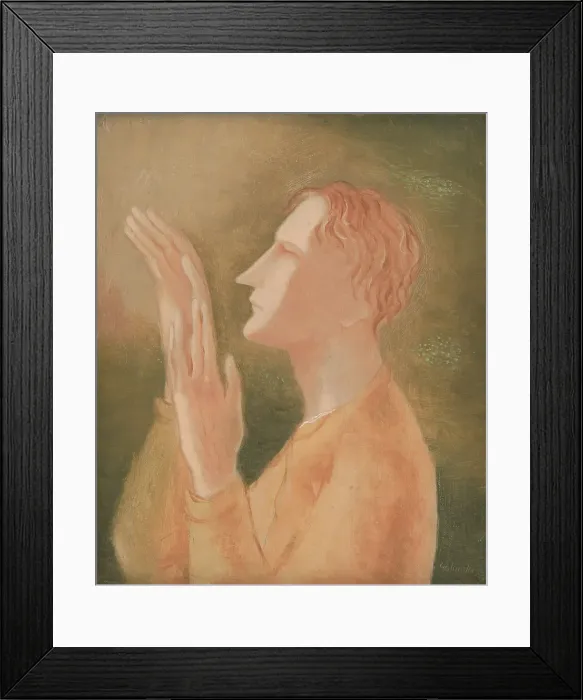 Framed Print : Blind Man, 1934. Creator: Mikulas Galanda Framed Print : Blind Man, 1934. Creator: Mikulas Galanda