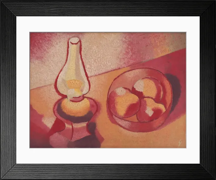 Framed Print : Still Life with a Lamp, 1929-1930. Creator: Mikulas Galanda Framed Print : Still Life with a Lamp, 1929-1930. Creator: Mikulas Galanda