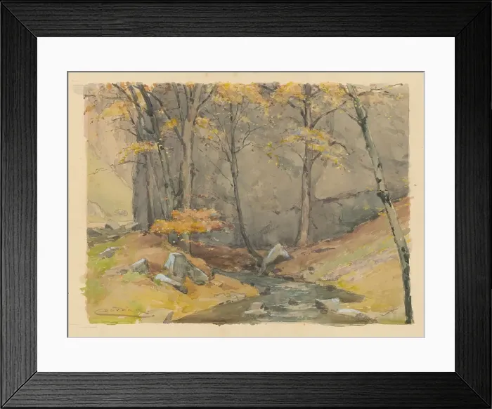 Framed Print : Sumrak v Zadielskej doline, (Twilight in the Zadielska Valley), 1920-1930. Creator: Ludovit Cordak Framed Print : Sumrak v Zadielskej doline, (Twilight in the Zadielska Valley), 1920-1930. Creator: Ludovit Cordak