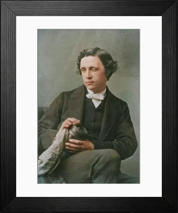 Framed Print : Lewis Carroll (Charles Lutwidge Dodgson), 1863. Creator: Oscar Gustav Rejlander Framed Print : Lewis Carroll (Charles Lutwidge Dodgson), 1863. Creator: Oscar Gustav Rejlander