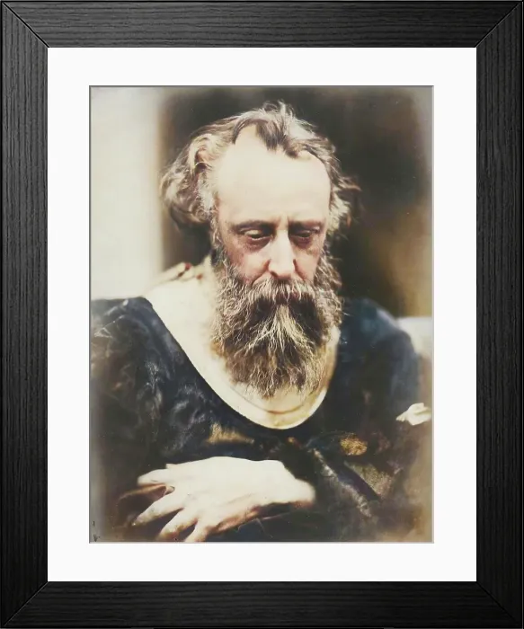 Framed Print : George Frederick Watts, 1860s. Creator: David Wilkie Wynfield Framed Print : George Frederick Watts, 1860s. Creator: David Wilkie Wynfield
