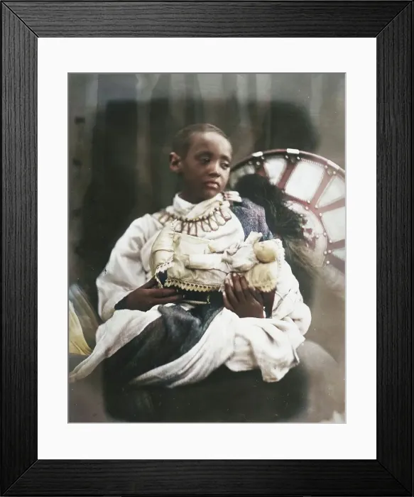 Framed Print : Dejatch Alamayou, King Theodore's Son, July 1868. Creator: Julia Margaret Cameron. Dejatch Alamayou, King Theodore's Son, July 1868. Creator: Julia Margaret Cameron Framed Print : Dejatch Alamayou, King Theodore's Son, July 1868. Creator: Julia Margaret Cameron. Dejatch Alamayou, King Theodore's Son, July 1868. Creator: Julia Margaret Cameron