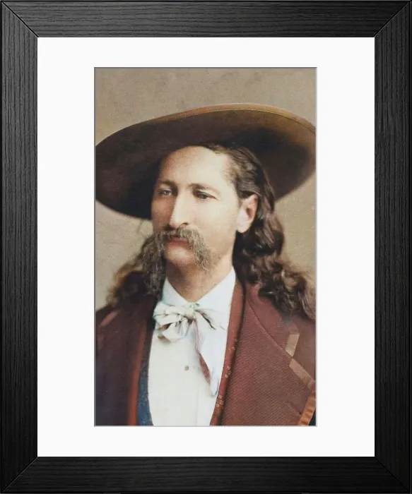 Framed Print : James B. Wild Bill Hickock, ca. 1873. Creator: Jeremiah Gurney Framed Print : James B. Wild Bill Hickock, ca. 1873. Creator: Jeremiah Gurney
