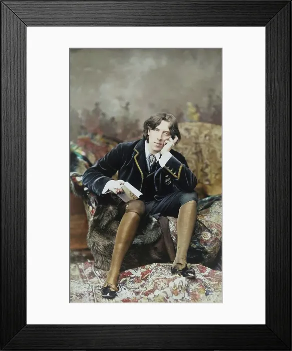 Framed Print : Oscar Wilde, 1882. Creator: Napoleon Sarony Framed Print : Oscar Wilde, 1882. Creator: Napoleon Sarony
