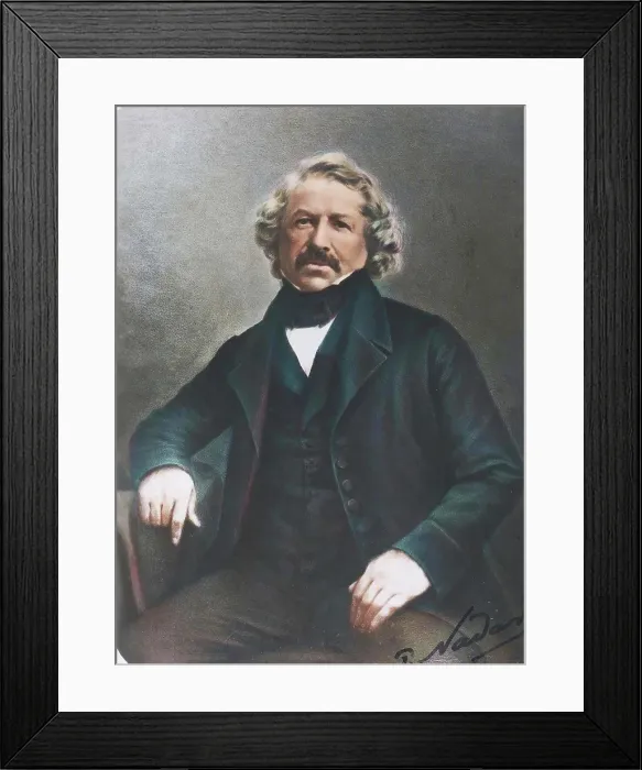 Framed Print : Louis-Jacques-Mande Daguerre, ca. 1844. Creator: Unknown Framed Print : Louis-Jacques-Mande Daguerre, ca. 1844. Creator: Unknown