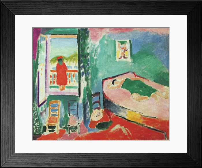 Framed Print : Interieur a Collioure (La Sieste), 1905. Creator: Henri Matisse Framed Print : Interieur a Collioure (La Sieste), 1905. Creator: Henri Matisse