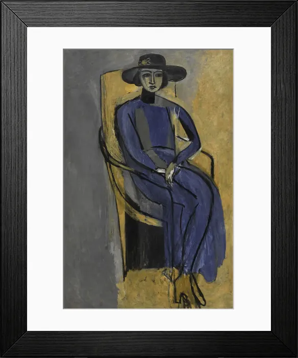 Framed Print : Portrait of Greta Prozor, 1916. Creator: Henri Matisse Framed Print : Portrait of Greta Prozor, 1916. Creator: Henri Matisse