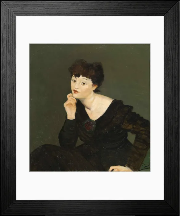 Framed Print : Isabel Lambert, 1934-1939. Creator: Andre Derain Framed Print : Isabel Lambert, 1934-1939. Creator: Andre Derain