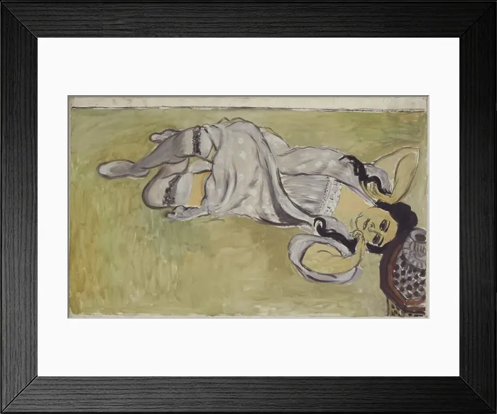 Framed Print : Lorette with Cup of Coffee, 1917. Creator: Henri Matisse Framed Print : Lorette with Cup of Coffee, 1917. Creator: Henri Matisse