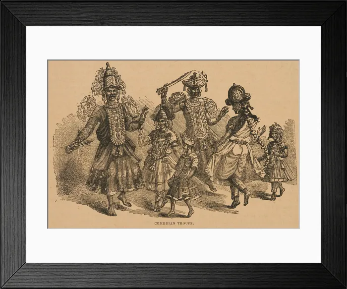 Framed Print : Comedian Troupe from Hagenbeck's World Renowned Ceylonese Exhibition, 1886. Creator: Unknown. Comedian Troupe from Hagenbeck's World Renowned Ceylonese Exhibition, 1886. Creator: Unknown Framed Print : Comedian Troupe from Hagenbeck's World Renowned Ceylonese Exhibition, 1886. Creator: Unknown. Comedian Troupe from Hagenbeck's World Renowned Ceylonese Exhibition, 1886. Creator: Unknown
