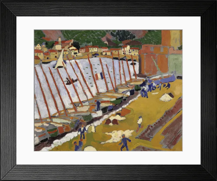 Framed Print : Suburb of Collioure, 1905. Creator: Andre Derain Framed Print : Suburb of Collioure, 1905. Creator: Andre Derain