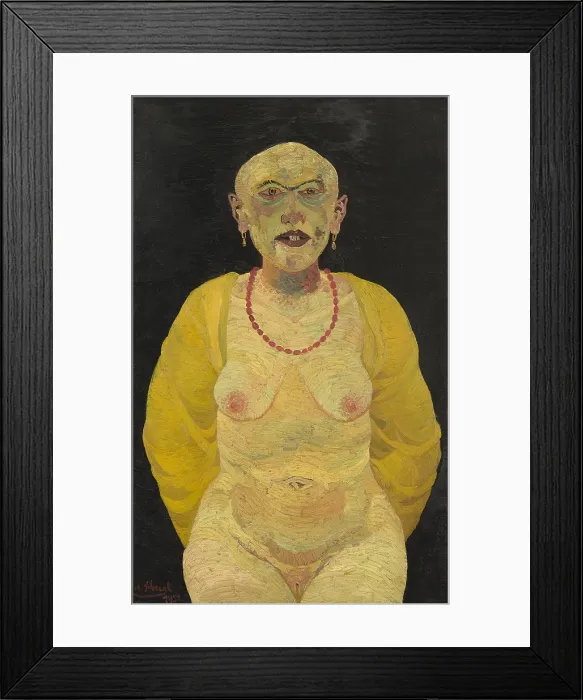 Framed Print : Mishandled Prostitute, 1931. Creator: Josef Scharl Framed Print : Mishandled Prostitute, 1931. Creator: Josef Scharl