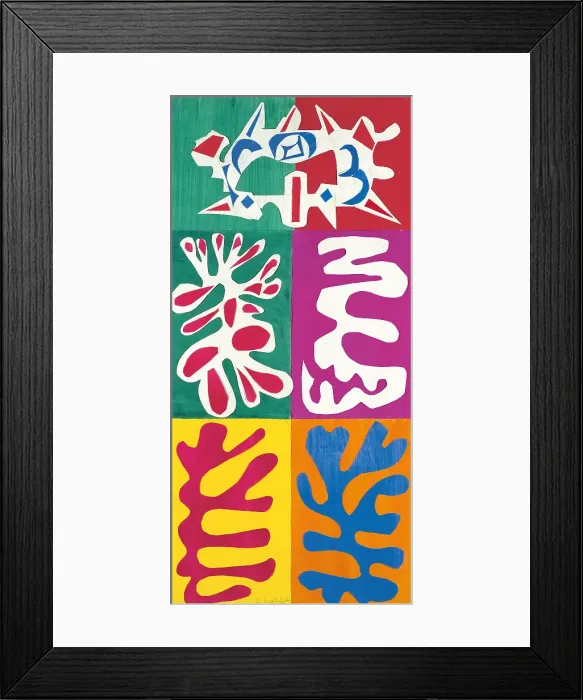 Framed Print : Le Panneau au masque, early 20th century. Creator: Henri Matisse Framed Print : Le Panneau au masque, early 20th century. Creator: Henri Matisse