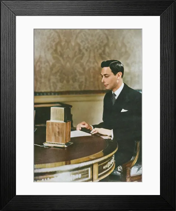 Framed Print : His Majesty Speaks to His Empire, 1937. Creator: BBC. His Majesty Speaks to His Empire, 1937. Creator: BBC Framed Print : His Majesty Speaks to His Empire, 1937. Creator: BBC. His Majesty Speaks to His Empire, 1937. Creator: BBC
