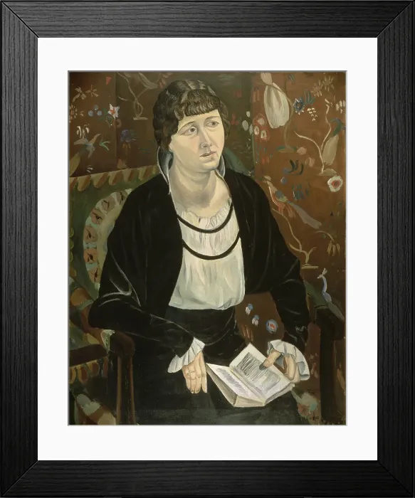 Framed Print : Portrait of Lucie Kahnweiler, 1913. Creator: Andre Derain Framed Print : Portrait of Lucie Kahnweiler, 1913. Creator: Andre Derain