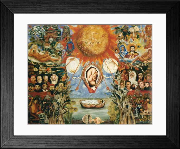 Framed Print : Moses Or The Nuclear Sun, 1945. Creator: Frida Kahlo Framed Print : Moses Or The Nuclear Sun, 1945. Creator: Frida Kahlo