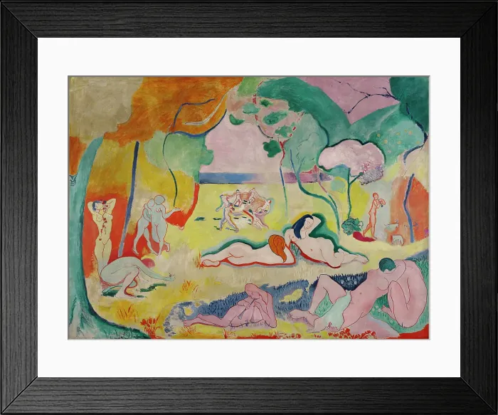 Framed Print : Le bonheur de vivre (The Joy of Life), 1905-1906. Creator: Henri Matisse