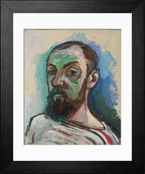 Framed Print : Self-Portrait, 1906. Creator: Henri Matisse Framed Print : Self-Portrait, 1906. Creator: Henri Matisse
