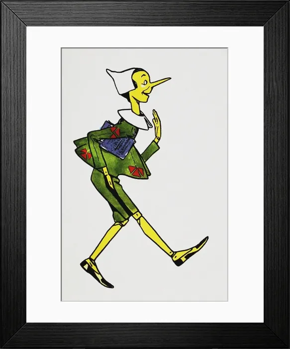 Framed Print : Pinocchio goes to school, 1911. Creator: Attilio Mussino Framed Print : Pinocchio goes to school, 1911. Creator: Attilio Mussino
