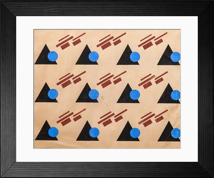 Framed Print : Design for the Soap Factory, 1921. Creator: Nikolay Suetin Framed Print : Design for the Soap Factory, 1921. Creator: Nikolay Suetin