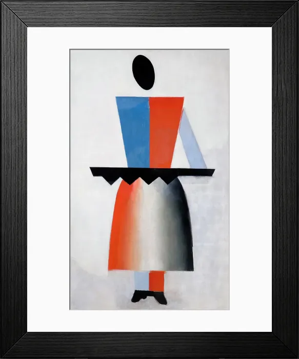 Framed Print : Woman with a saw, 1927-1928. Creator: Nikolay Suetin Framed Print : Woman with a saw, 1927-1928. Creator: Nikolay Suetin