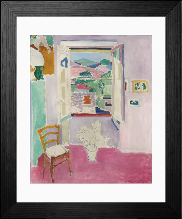 Framed Print : La fenetre ouverte, 1911. Creator: Henri Matisse Framed Print : La fenetre ouverte, 1911. Creator: Henri Matisse