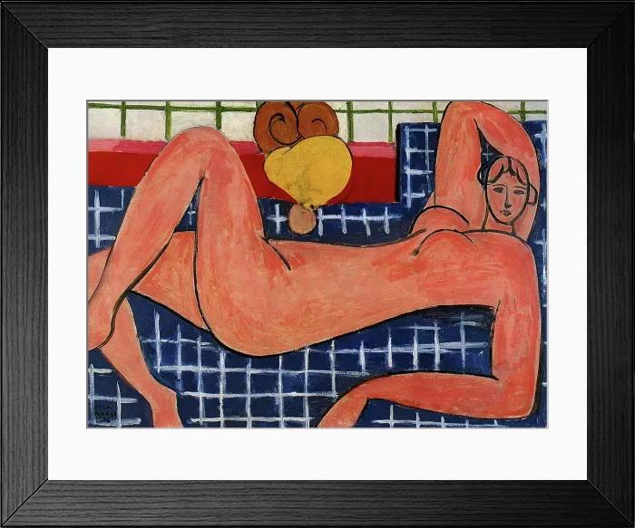 Framed Print : Pink Nude, 1935. Creator: Henri Matisse Framed Print : Pink Nude, 1935. Creator: Henri Matisse