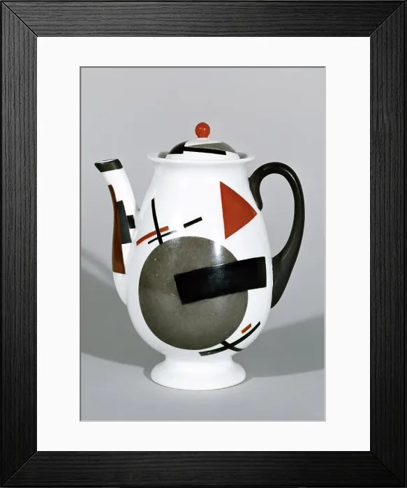 Framed Print : Coffee pot, c. 1925. Creator: Nikolay Suetin Framed Print : Coffee pot, c. 1925. Creator: Nikolay Suetin